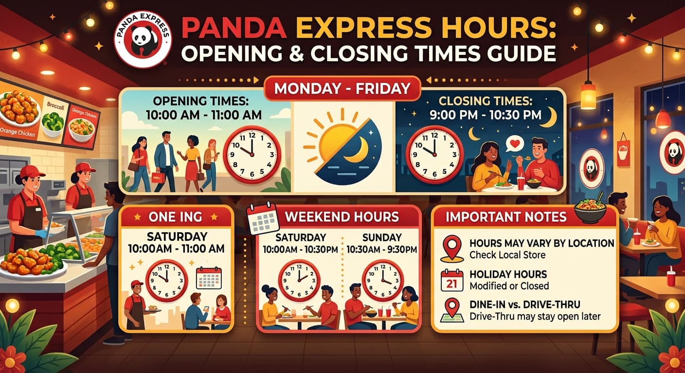 Panda Express Hours Opening and Closing Times 2026 Guide